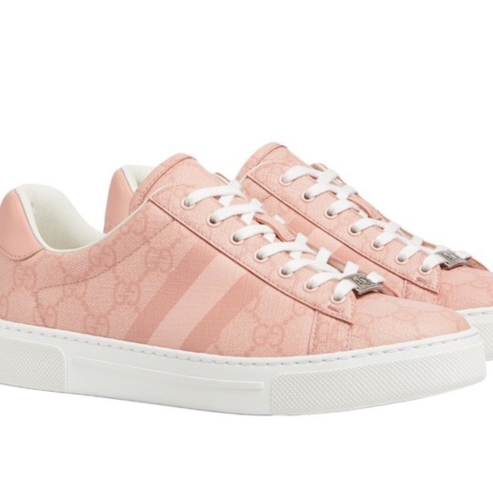 Gucci Women’s GG Supreme Ace Tonal Web Sneakers Size 8.5 (US) NIB Style # 812026